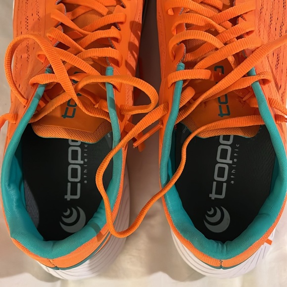 Topo Men’s Specter Running Shoe (size 10.5, Orange/Seafoam), basically NWOT - Picture 4 of 6